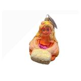 Christopher Radko Barbie Alpine Blush Ornament - 1997 Glass Christmas Ornament