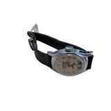 Vintage Hopalong Cassidy Cartoon Dial Wristwatch - Leather Strap, Stainless Back