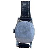 Vintage Hopalong Cassidy Cartoon Dial Wristwatch - Leather Strap, Stainless Back