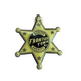 Vintage Western Sheriff Badges - Frontier Town Deputy, Lone Ranger, Tom Mix (Lot of 3)