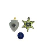 Vintage Western Sheriff Badges - Frontier Town Deputy, Lone Ranger, Tom Mix (Lot of 3)