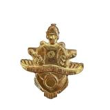 Buck Rogers Solar Scouts Pin - Vintage Gold-tone Astronaut Badge