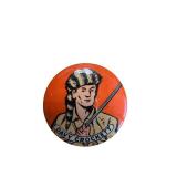 Vintage Davy Crockett Button Pin - Buck Jones U.S. Marshal Button Set