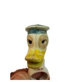 Donald Duck Head Ring - Vintage Cartoon Sailor Hat Figure