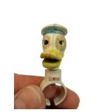 Donald Duck Head Ring - Vintage Cartoon Sailor Hat Figure