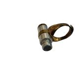 Lone Ranger Movie Film Ring - Vintage Metal Cylinder with Brass Band