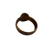 Lucky Ring Signet - Vintage Gold-Tone Signet Ring with 