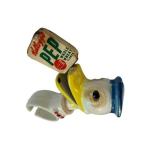 Donald Duck pep ring - vintage Disney plastic novelty finger accessory with tag