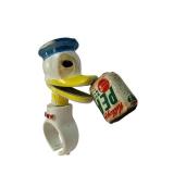 Donald Duck pep ring - vintage Disney plastic novelty finger accessory with tag