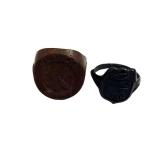 Vintage Signet Ring Lot - 5 Assorted Metal Crest Rings