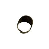 AA Junior Pilot Ring Signet - Vintage Bronze Tone Wing Detail