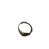 Hopalong Cassidy Signet Ring - Vintage Silver-Tone Cowboy Character Jewelry