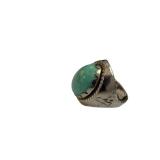 Sky King Navajo Treasure Ring - Turquoise Cabochon Bezel-Set