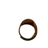 Little Orphan Annie Face Ring - Gold-Tone Portrait Jewelry