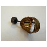 Roy Rogers Branding Iron Ring - Vintage Leather Branding Tool