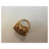 Indian Penny Ring  - Gold-Tone United States Coin Jewelry