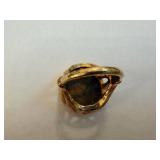 Indian Penny Ring  - Gold-Tone United States Coin Jewelry