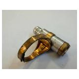 The Lone Ranger Movie Prop Ring - Silver Cylinder with Gold Band, Film Memorabilia