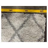 NuLOOM Easy Shag Diamond Pattern Gray Area Rug