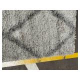 NuLOOM Easy Shag Diamond Pattern Gray Area Rug