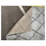 NuLOOM Easy Shag Diamond Pattern Gray Area Rug