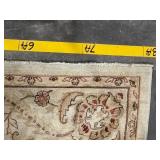 Oriental Floral Beige Area Rug