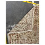 Oriental Floral Beige Area Rug