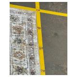 Area Rug - Persian-Style Oriental Medallion, Multi-Color