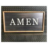 Amen Sign & You Are Exactly Where You Need To Be Wall Art Set