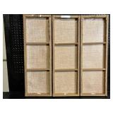 Inspirational Quote Burlap Wall Art Triptych - 3 Piece Set