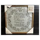 Brewster Home Fashions Let Your Faith Be Bigger Than Your Fear Wall Art