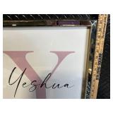 Mikasa Home Accents 3-Piece Wall Art: Yeshua, Holy Spirit & God - Framed Letters