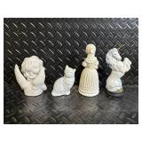 Avon Charisma Cologne Bottle with Vintage Porcelain Miniatures Set