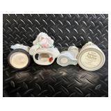 Avon Charisma Cologne Bottle with Vintage Porcelain Miniatures Set