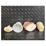 Avon Charisma Cologne Bottle with Vintage Porcelain Miniatures Set