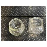 Avon Charisma Cologne Bottle with Vintage Porcelain Miniatures Set