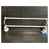 Allied Brass DT-4 Double Towel Bar Wall Mount - 24 in L