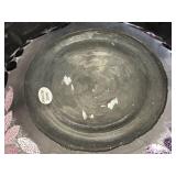 Vases - Mosaic Glass Sphere & Embossed Ceramic Floral Vase (Lot of 2)