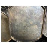 Vintage Kromex Diamond-Pattern Canister Set - Coffee, Flour, USA Made