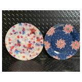 Enesco Let Freedom Ring Plate Set - 1986 Lucy Rigg Design