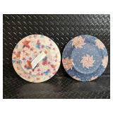 Enesco Let Freedom Ring Plate Set - 1986 Lucy Rigg Design