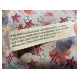 Enesco Let Freedom Ring Plate Set - 1986 Lucy Rigg Design