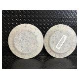 Enesco Let Freedom Ring Plate Set - 1986 Lucy Rigg Design