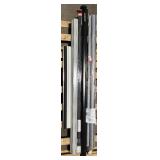 Railway Sliding Door Track Kit - Aluminum Rails With Mounting Hardware