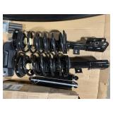 DrCax Automotive Parts Bundle - Front Suspension Struts, Coil Springs, Air Filters, Wiring Harness
