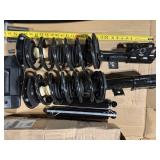 DrCax Automotive Parts Bundle - Front Suspension Struts, Coil Springs, Air Filters, Wiring Harness