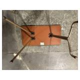 Cosco Two-Step Folding Stool - Wood Table Top (2-Piece Set)