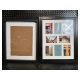 Cityscape Photo Collage Frames - Black Wood Frames Wall Art Set