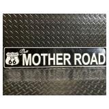 Vintage Metal Wall Signs: Our Love Grows Stronger Everyday, The Mother Road, Laundry Room, EAT