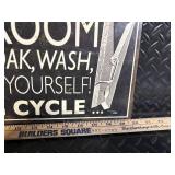 Vintage Metal Wall Signs: Our Love Grows Stronger Everyday, The Mother Road, Laundry Room, EAT